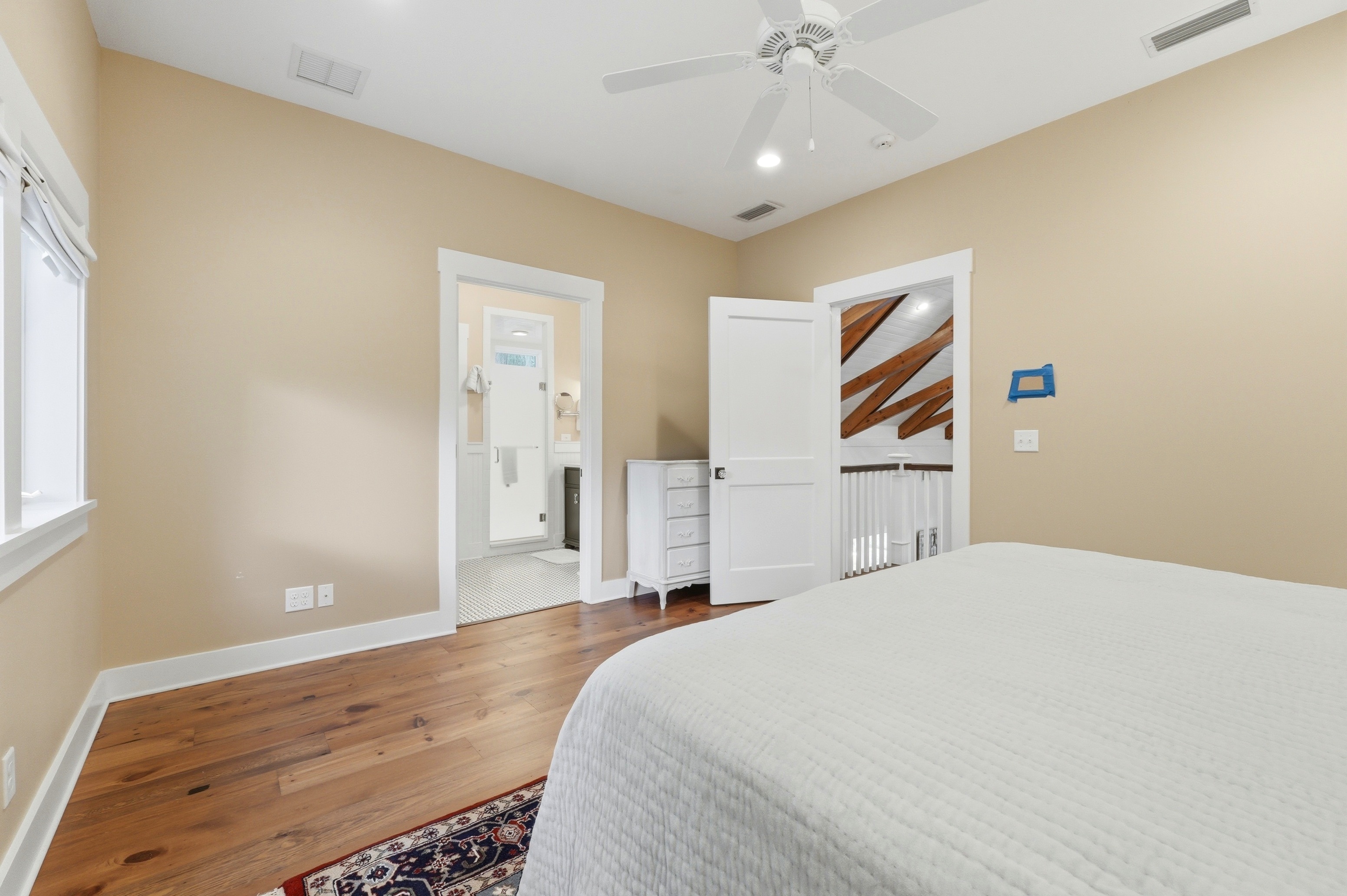 Primary bedroom — window views