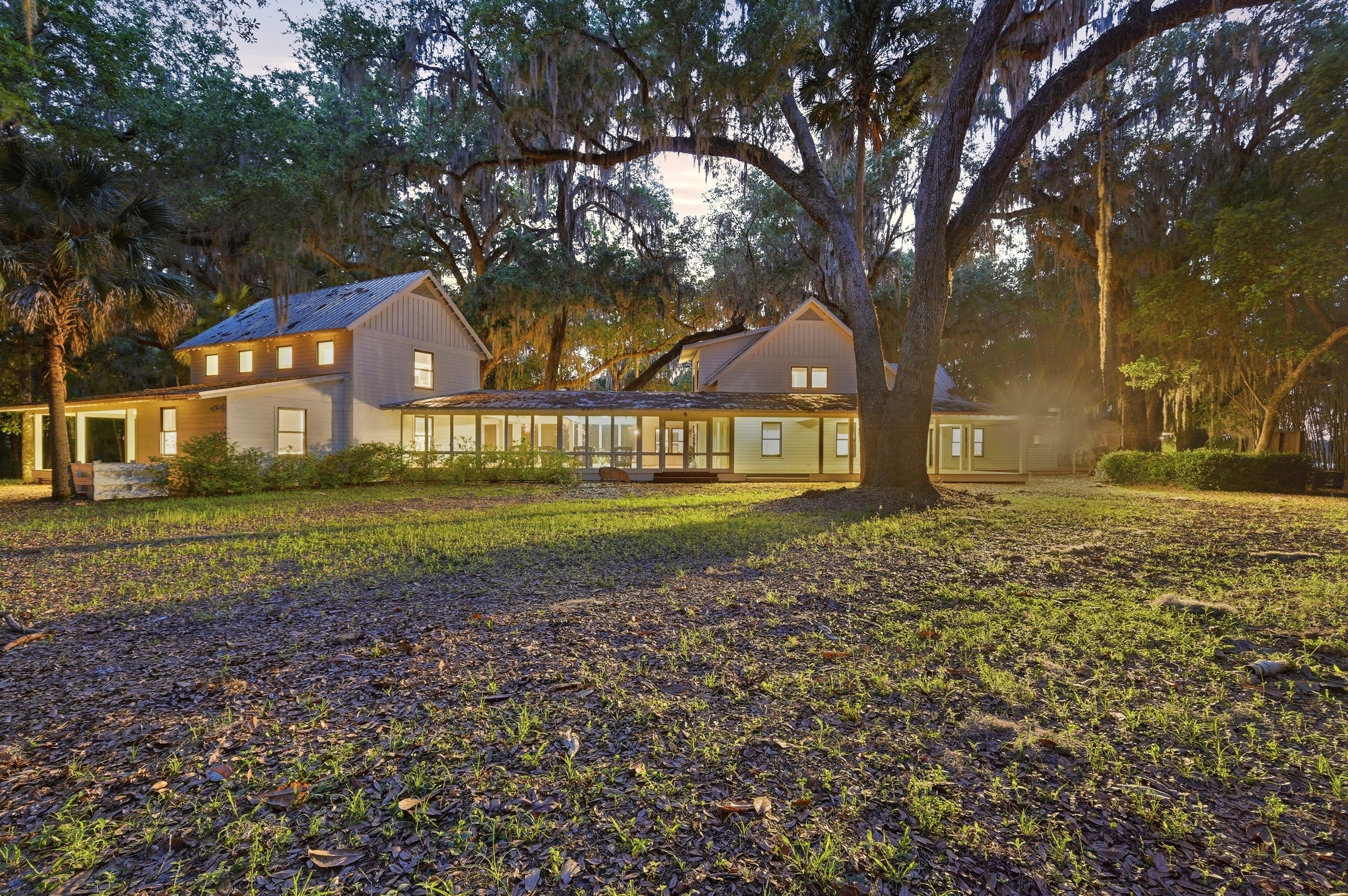 Rear exterior — riverside