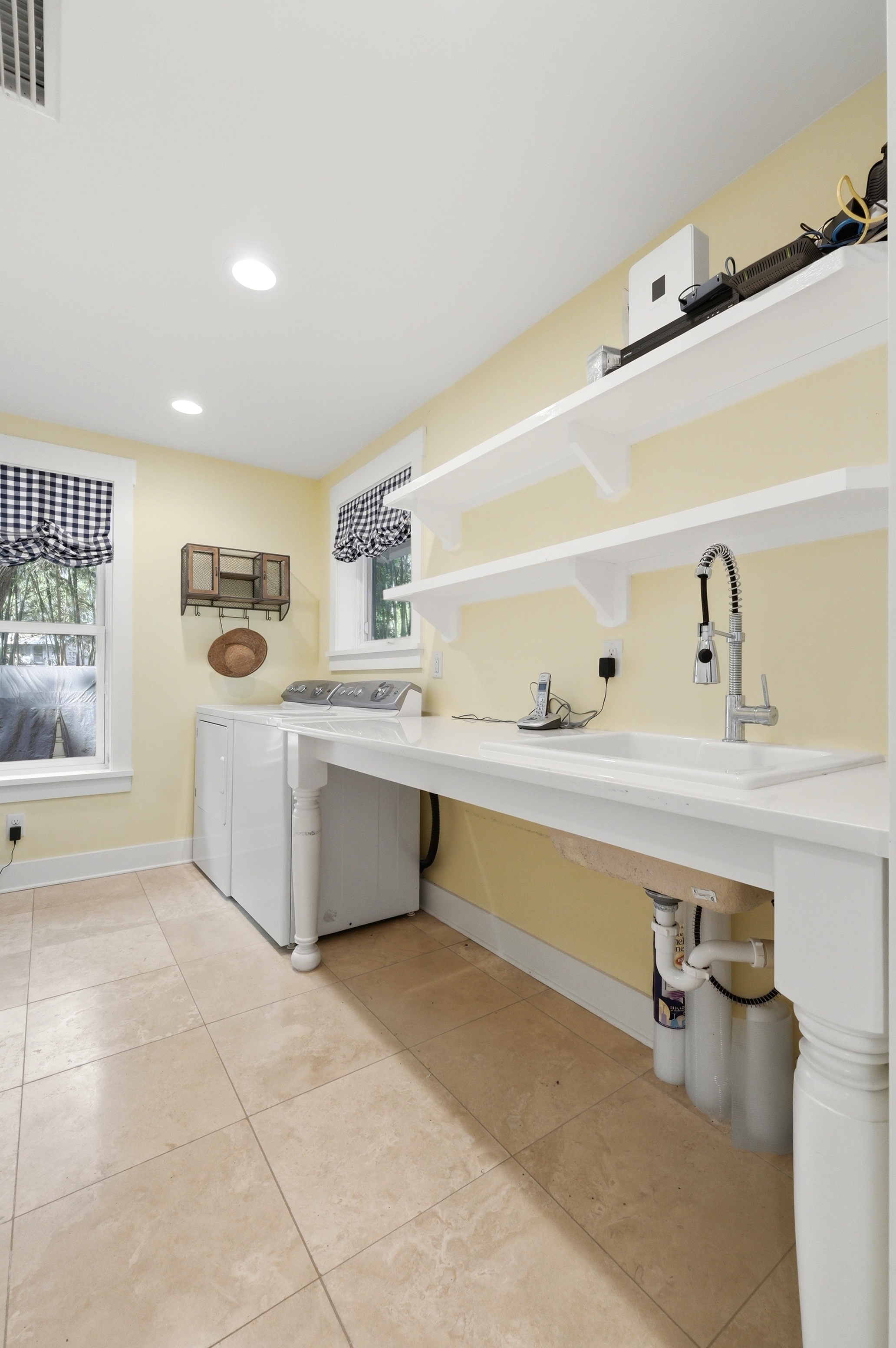 Laundry area