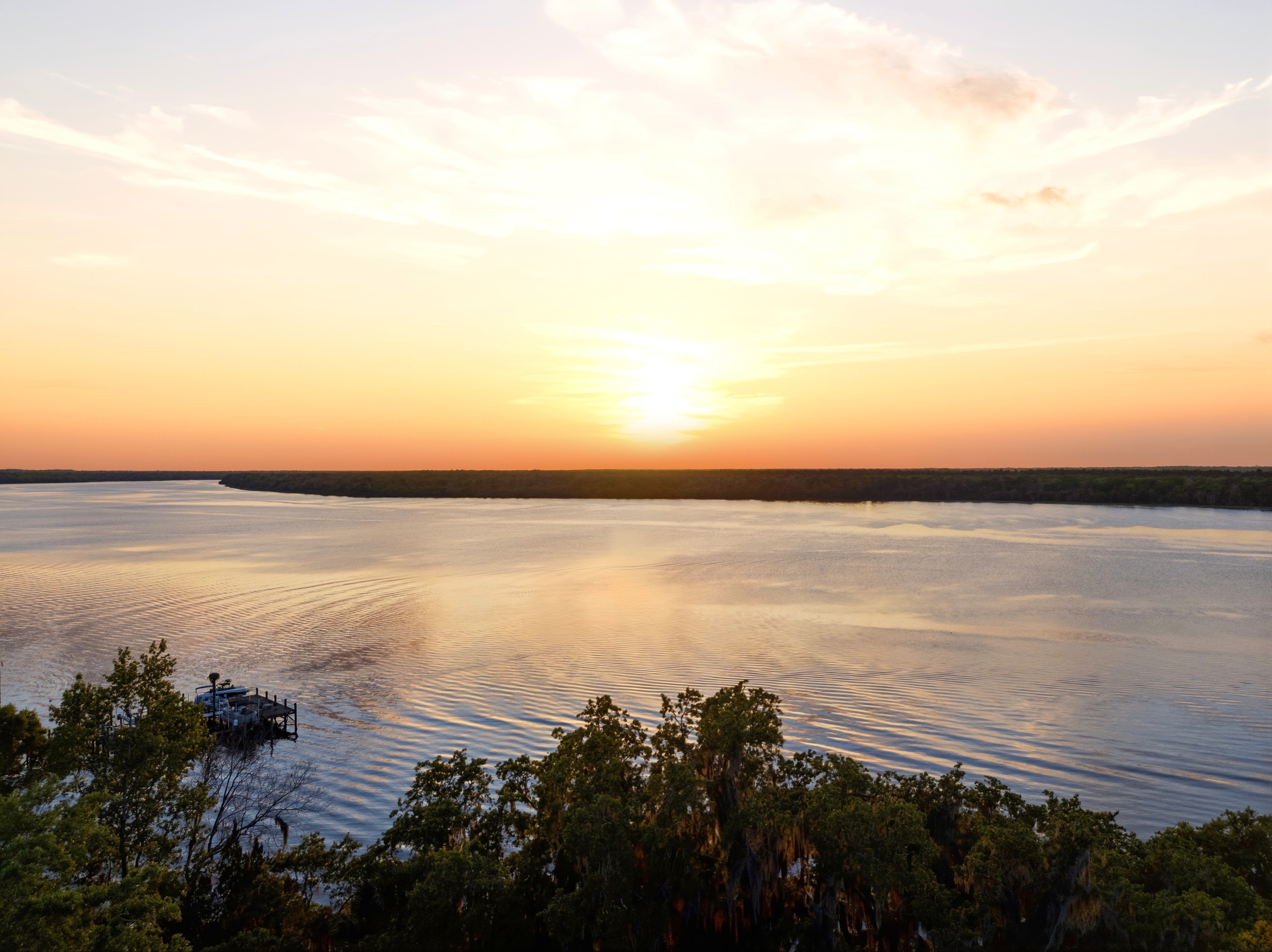 Twilight — river at dusk